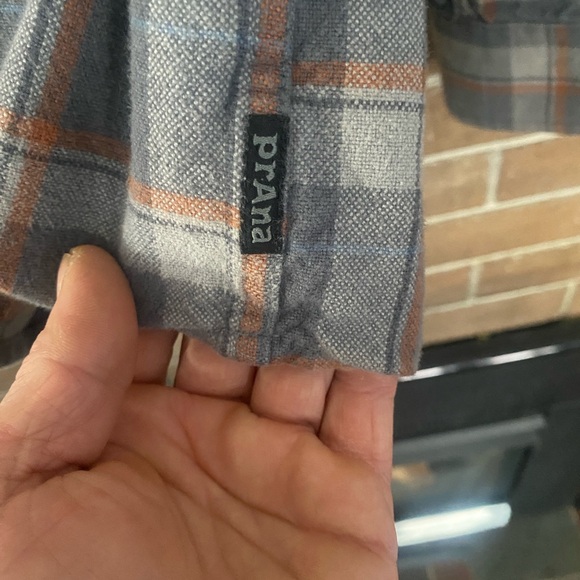EUC Prana Flannel Shacket Mens Med - Picture 4 of 8